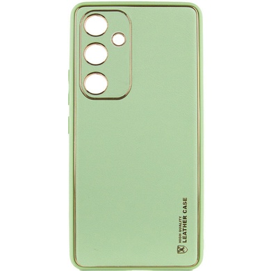 Шкіряний чохол Xshield для Samsung Galaxy A35, Зелений / Pistachio