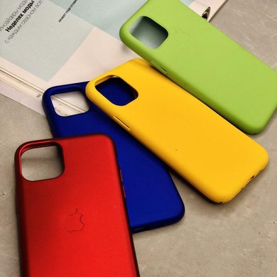 Чехол Silicone Case Full Protective (A) для Apple iPhone 11 Pro Max (6.5") Желтый / Yellow