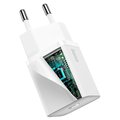 МЗП Baseus Super Si Quick Charger 1C 30W (CCSUP-J), Білий