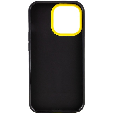 Чохол TPU+PC Bichromatic для Apple iPhone 13 Pro (6.1"), Black / Yellow