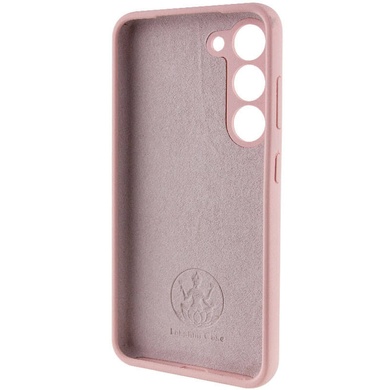 Чохол Silicone Cover Lakshmi Full Camera (AAA) with Logo для Samsung Galaxy S24, Рожевий / Pink Sand