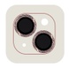 Защитное стекло Metal Shine на камеру (в упак.) для Apple iPhone 14 (6.1") / 14 Plus (6.7") Розовый / Pink