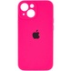 Чохол Silicone Case Full Camera Protective (AA) для Apple iPhone 14 (6.1"), Рожевий / Barbie pink