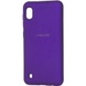 Чехол Silicone Cover Full Protective (AA) для Samsung Galaxy A10 (A105F) Фиолетовый / Purple