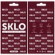 Защитное стекло SKLO 3D (full glue) для Oppo A76 4G / A96 4G / A36 4G Черный