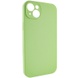 Чехол Silicone Case Full Camera Protective (AA) NO LOGO для Apple iPhone 13 (6.1") Мятный / Mint