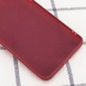 Силиконовый чехол Candy Full Camera для Apple iPhone 11 Pro Max (6.5") Красный / Camellia