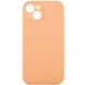 Чехол Silicone Case Full Camera Protective (AA) NO LOGO для Apple iPhone 14 (6.1") Оранжевый / Cantaloupe