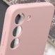 Чохол Silicone Cover Lakshmi Full Camera (AAA) with Logo для Samsung Galaxy S24, Рожевий / Pink Sand