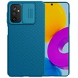 Карбонова накладка Nillkin Camshield (шторка на камеру) для Samsung Galaxy M52, Синій / Blue