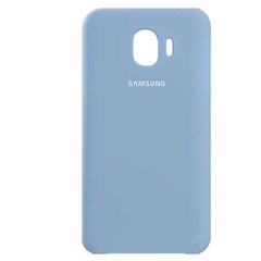 Чехол Silicone Cover (AA) для Samsung J400F Galaxy J4 (2018) Голубой / Lilac Blue