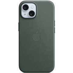 Чехол FineWoven (AAA) with MagSafe для Apple iPhone 15 Plus (6.7") Ever Green