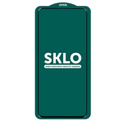 Защитное стекло SKLO 5D (тех.пак) для Xiaomi Poco X4 GT Черный / Белая подложка