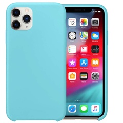 Чохол Silicone Case without Logo (AA) для Apple iPhone 11 Pro (5.8"), Блакитний / Ice blue