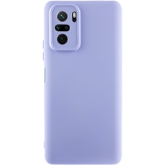 Чехол Silicone Cover Lakshmi Full Camera (AA) для Xiaomi Redmi Note 10 / Note 10s / Poco M5s Сиреневый / Dasheen