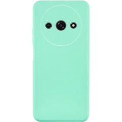 Силиконовый чехол Candy Full Camera для Xiaomi Redmi A3 Зеленый / Menthol