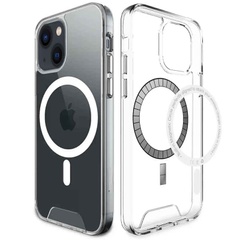 Чехол TPU Space Case with MagSafe для Apple iPhone 13 (6.1"), Прозрачный