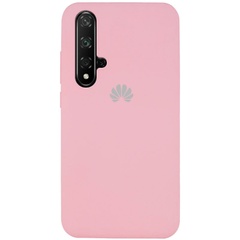 Чехол Silicone Cover Full Protective (AA) для Huawei Honor 20 / Nova 5T Розовый / Light pink