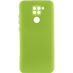 Чехол Silicone Cover Lakshmi Full Camera (A) для Xiaomi Redmi Note 9 / Redmi 10X Зеленый / Pistachio