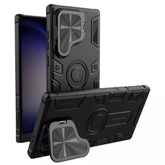 TPU+PC чехол Nillkin CamShield Armor Prop для Samsung Galaxy S24 Ultra Black