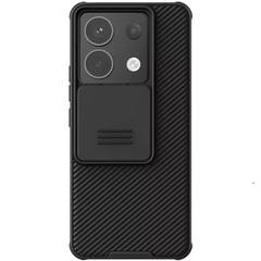 Карбоновая накладка Nillkin CamShield Pro для Xiaomi Poco X6 / Note 13 Pro 5G Black