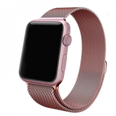 Ремешок Milanese Loop Design для Apple watch 38mm/40mm/41mm rose_gold