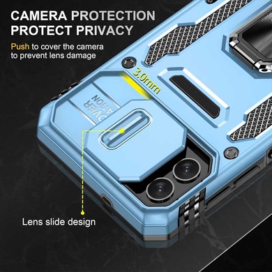 Удароміцний чохол Camshield Army Ring для Samsung Galaxy A05, Блакитний / Light Blue