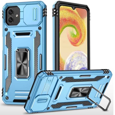 Удароміцний чохол Camshield Army Ring для Samsung Galaxy A05, Блакитний / Light Blue