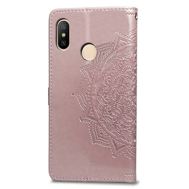 Шкіряний чохол (книга) Art Case з візитівкою для Xiaomi Mi A2 Lite / Xiaomi Redmi 6 Pro, Рожевий