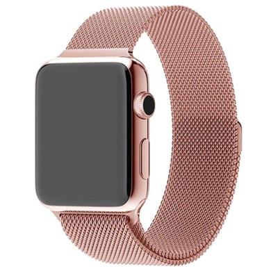 Ремешок Milanese Loop Design для Apple watch 38mm/40mm/41mm rose_gold