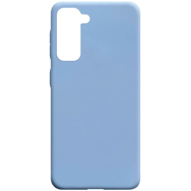 Силіконовий чохол Candy для Samsung Galaxy S21 +, Блакитний / Lilac Blue