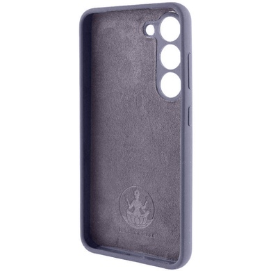 Чохол Silicone Cover Lakshmi Full Camera (AAA) with Logo для Samsung Galaxy S24, Серый / Dark Gray