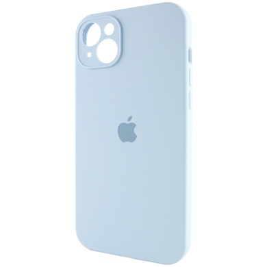 Чехол Silicone Case Full Camera Protective (AA) для Apple iPhone 15 Plus (6.7") Голубой / Sweet Blue