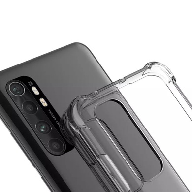TPU чохол Epic Ease з посиленими кутами для Xiaomi Mi Note 10 Lite, Безбарвний (прозорий)
