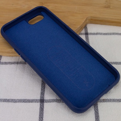 Чехол Silicone Case GETMAN for Magnet для Apple iPhone 7 / 8 / SE (2020) (4.7") Синий / Gray Cobalt