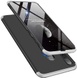 Пластикова накладка GKK LikGus 360 градусів (opp) для Samsung Galaxy A20s, Чорний / Срібний