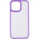 TPU+PC чохол Metal Buttons для Apple iPhone 15 Pro Max (6.7"), Фіолетовий