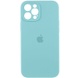 Чехол Silicone Case Full Camera Protective (AA) для Apple iPhone 12 Pro Max (6.7") Бирюзовый / Marine Green