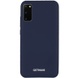 Чехол Silicone Cover GETMAN for Magnet для Samsung Galaxy S20 Синий / Gray Cobalt