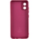 Чохол Silicone Cover Lakshmi Full Camera (A) для Motorola Moto E13, Бордовий / Marsala
