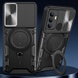 Ударопрочный чехол Bracket case with Magnetic для Oppo A53 / A32 / A33 Black