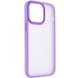 TPU+PC чохол Metal Buttons для Apple iPhone 15 Pro (6.1"), Фіолетовий