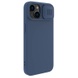 Силиконовая накладка Nillkin Camshield Silky для Apple iPhone 14 Plus (6.7") Синий