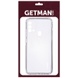 TPU чехол GETMAN Clear 1,0 mm для Samsung Galaxy M21s Бесцветный (прозрачный)
