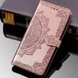 Кожаный чехол (книжка) Art Case с визитницей для Samsung Galaxy A23 4G Розовый
