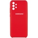 Чехол Silicone Cover Full Camera (AAA) для Samsung Galaxy A32 4G Красный / Red
