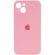 Чохол Silicone Case Full Camera Protective (AA) для Apple iPhone 14 (6.1"), Рожевий / Light pink