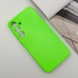 Чохол Silicone Cover Lakshmi Full Camera (A) для Samsung Galaxy A35, Салатовый / Neon green