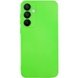 Чохол Silicone Cover Lakshmi Full Camera (A) для Samsung Galaxy A35, Салатовый / Neon green