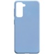 Силіконовий чохол Candy для Samsung Galaxy S21 +, Блакитний / Lilac Blue